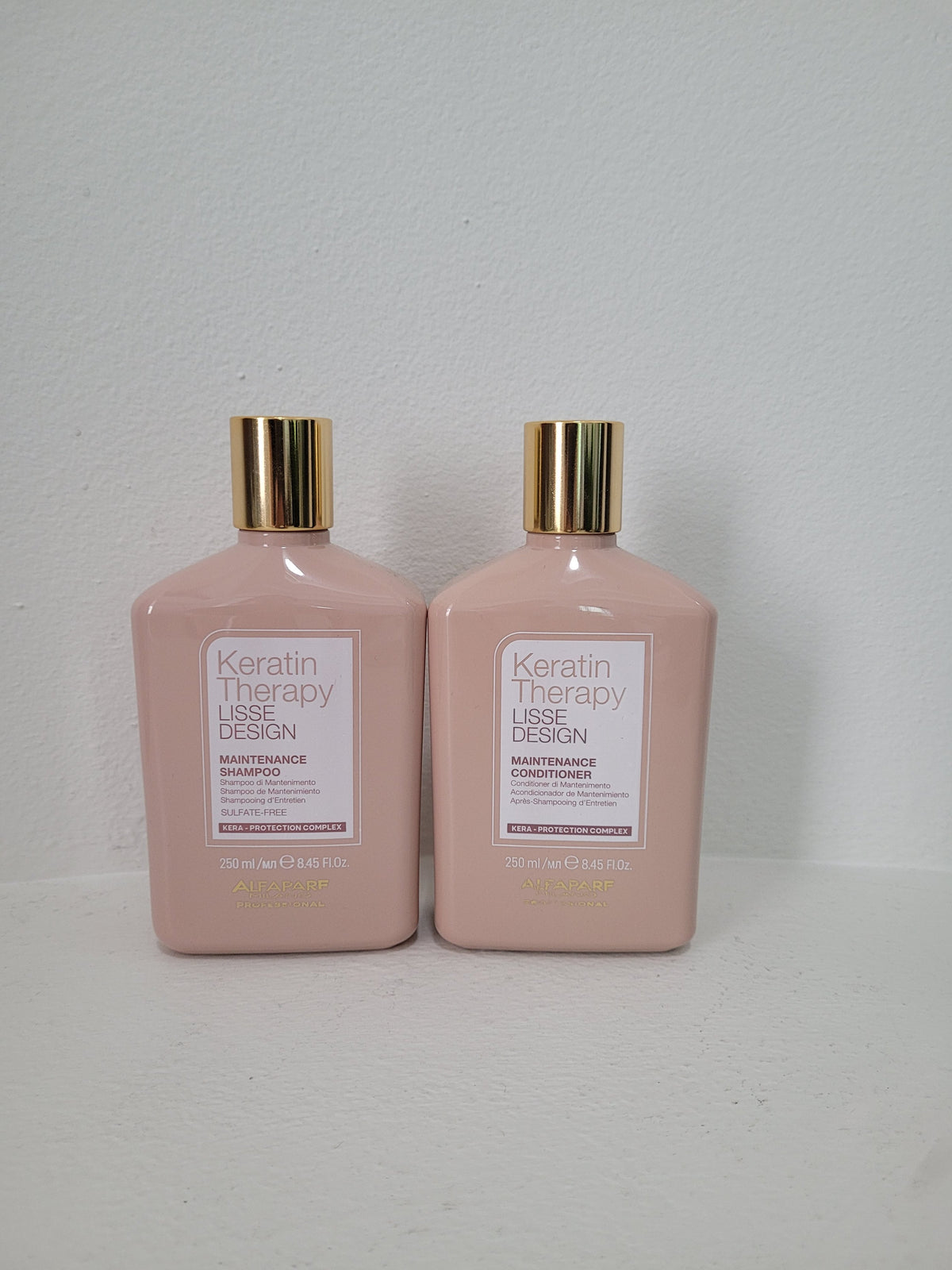 Alfaparf Milano Keratin Therapy Lisse Design Shampoo & Conditioner Duo (250 ml each)