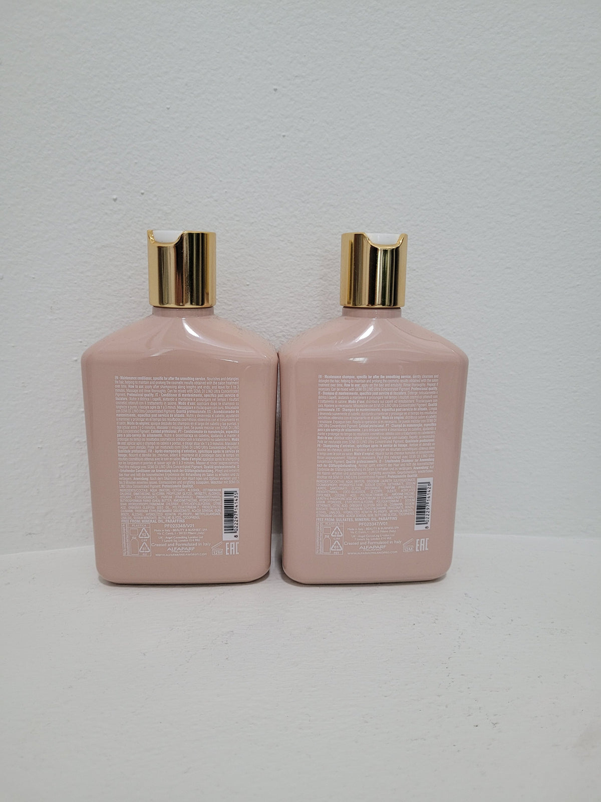 Alfaparf Milano Keratin Therapy Lisse Design Shampoo & Conditioner Duo (250 ml each)
