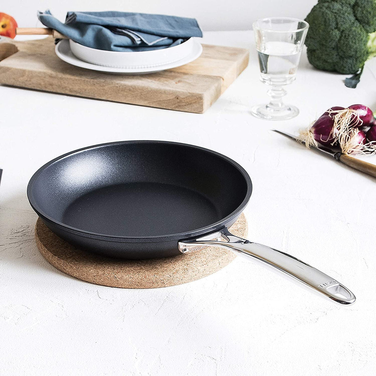 Cristel Castel'Pro Ultralu Collection Non-Stick Frying Pan | 12"