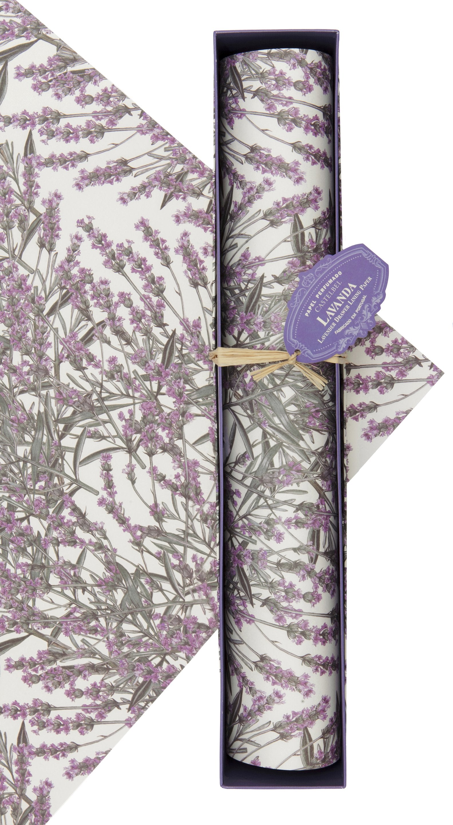 Castelbel Lavender Scented Drawer Liner Sheets Set of 6