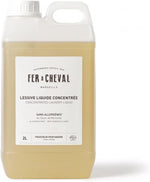 Fer à Cheval Concentrated Laundry Liquid, Allergen Free with Marseille Soap Laundry Detergent Liquid, Organic Washing Detergent Laundry Soap, Fresh Spring, 67.6 Fl oz/2 Liters