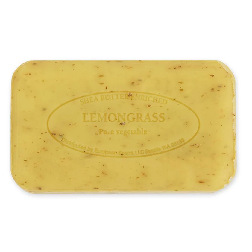 Pre de Provence Lemongrass Soap Bar 12-count, paraben-free and cruelty-free