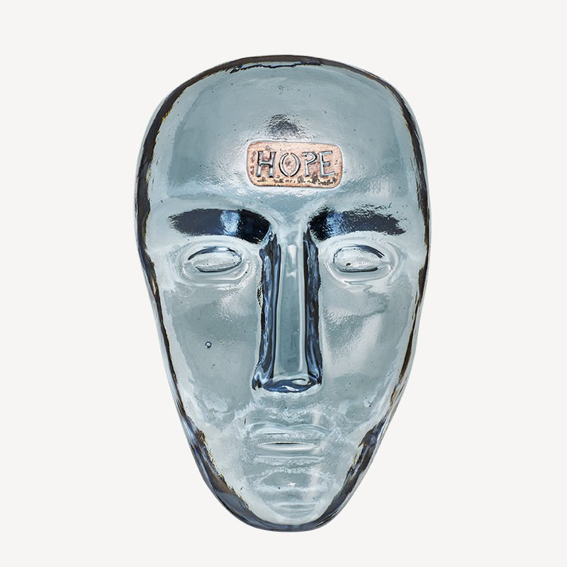Kosta Boda Companion HOPE Glass Head Sculpture