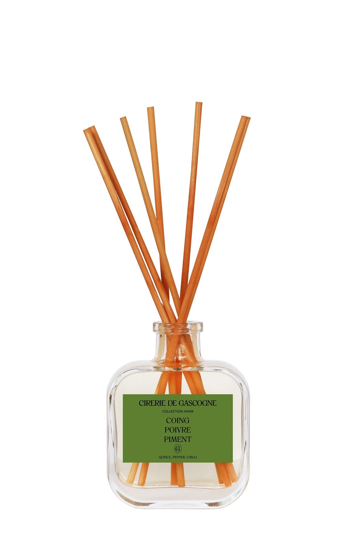 Cirerie de Gascogne Reed Diffuser, Quince Pepper Chili Blend Long Lasting Home Fragrance 200ml