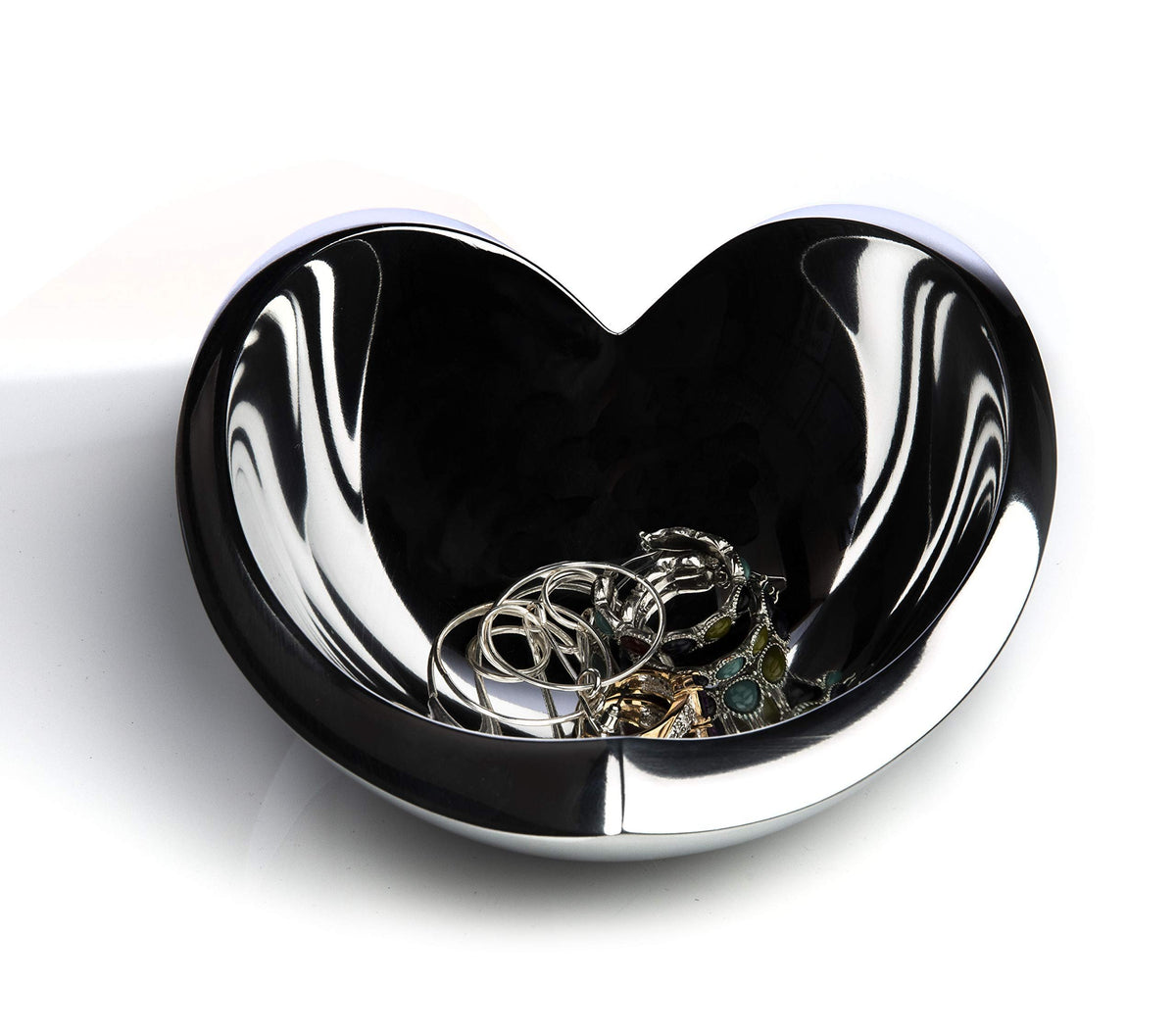 Nambe Large Alloy Decorative Love Bowl