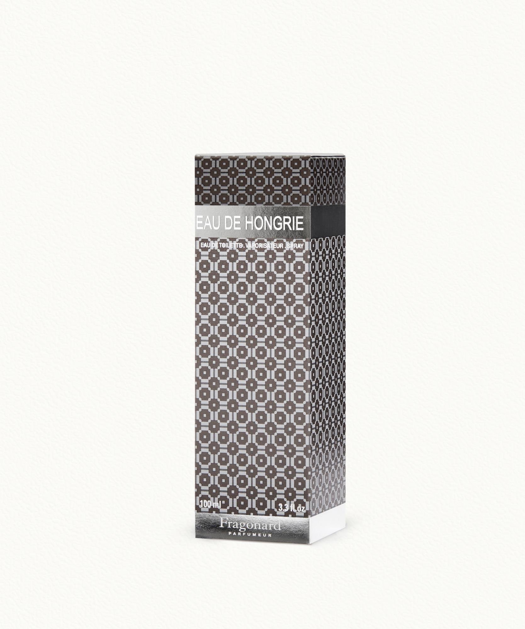 Fragonard Eau de Hongrie 100ml Eau de Toilette flat lay bergamot jasmine amber cistus