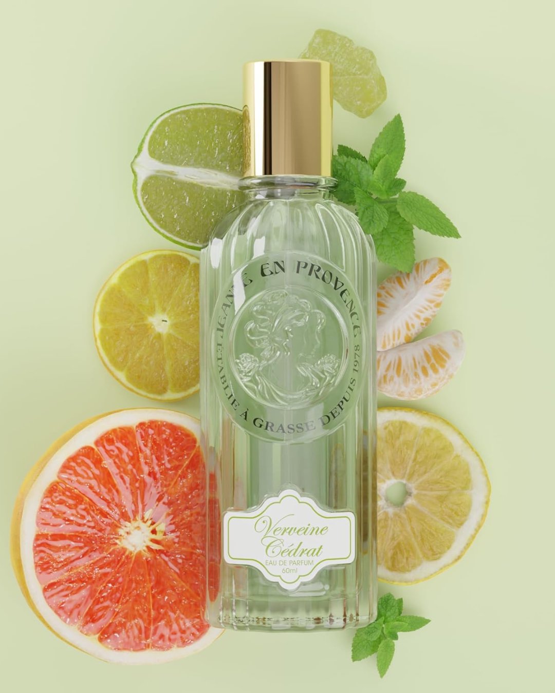 Jeanne En Provence Verveine Citron Eau de Parfum 60ml - Fresh Mediterranean Fragrance for Women