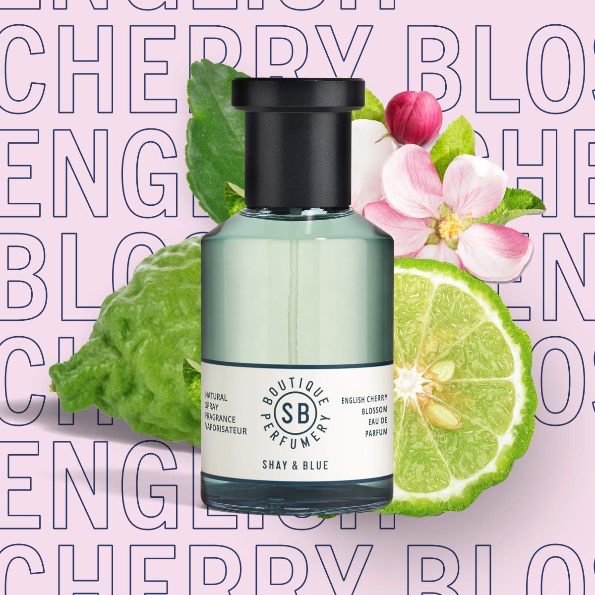Shay & Blue English Cherry Blossom Eau de Parfum Bottle