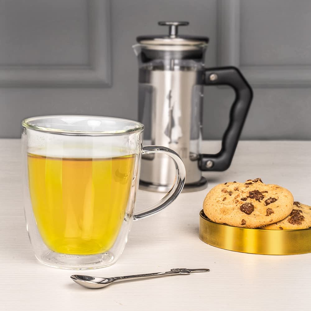 Bialetti Capri Collection Double Wall Coffee Cups – Heat Insulated Glasses