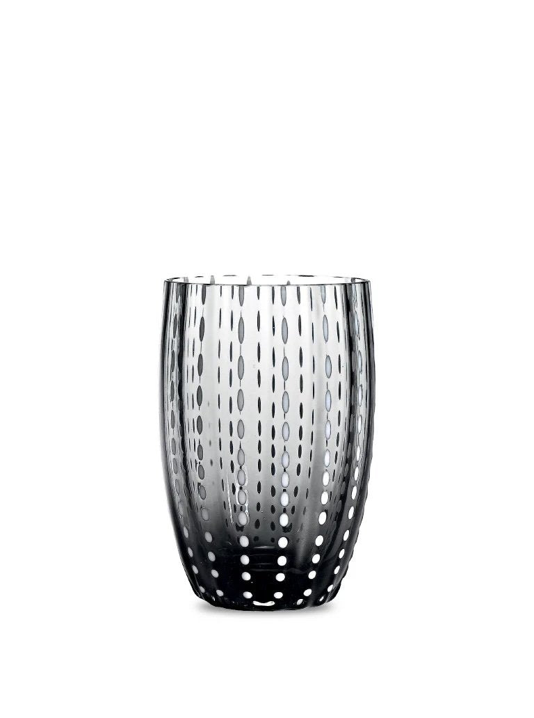 Zafferano Perle Glass Tumblers (10.8oz) | Set of 6