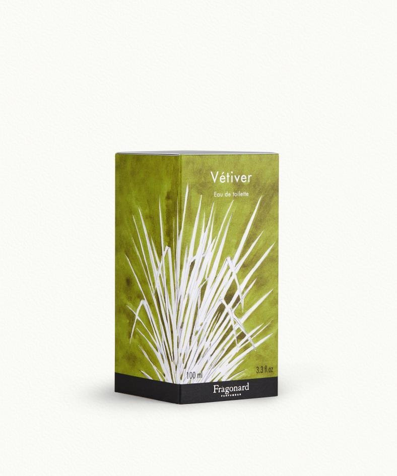 Fragonard Vetiver Eau de Toilette Packaging