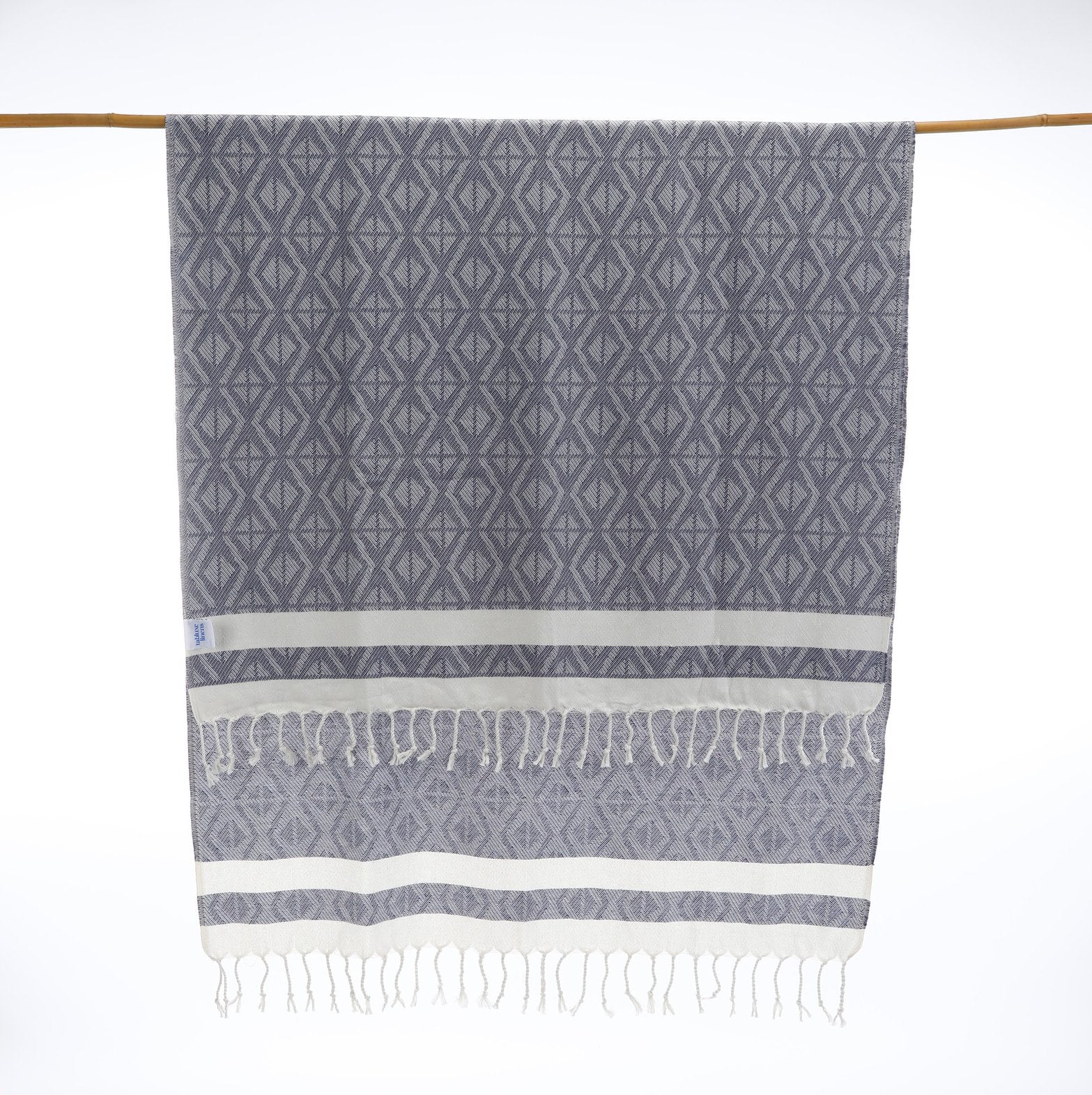 Navy Cygnus Turkish Towel - Thumbnail 2