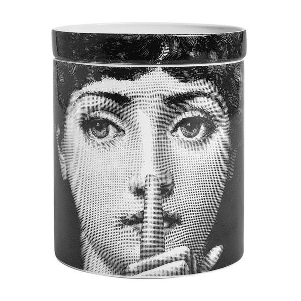 Fornasetti Profumi NEL MENTRE Large Luxury Scented Candle | Mascherina | Frutto Proibito Fragrance