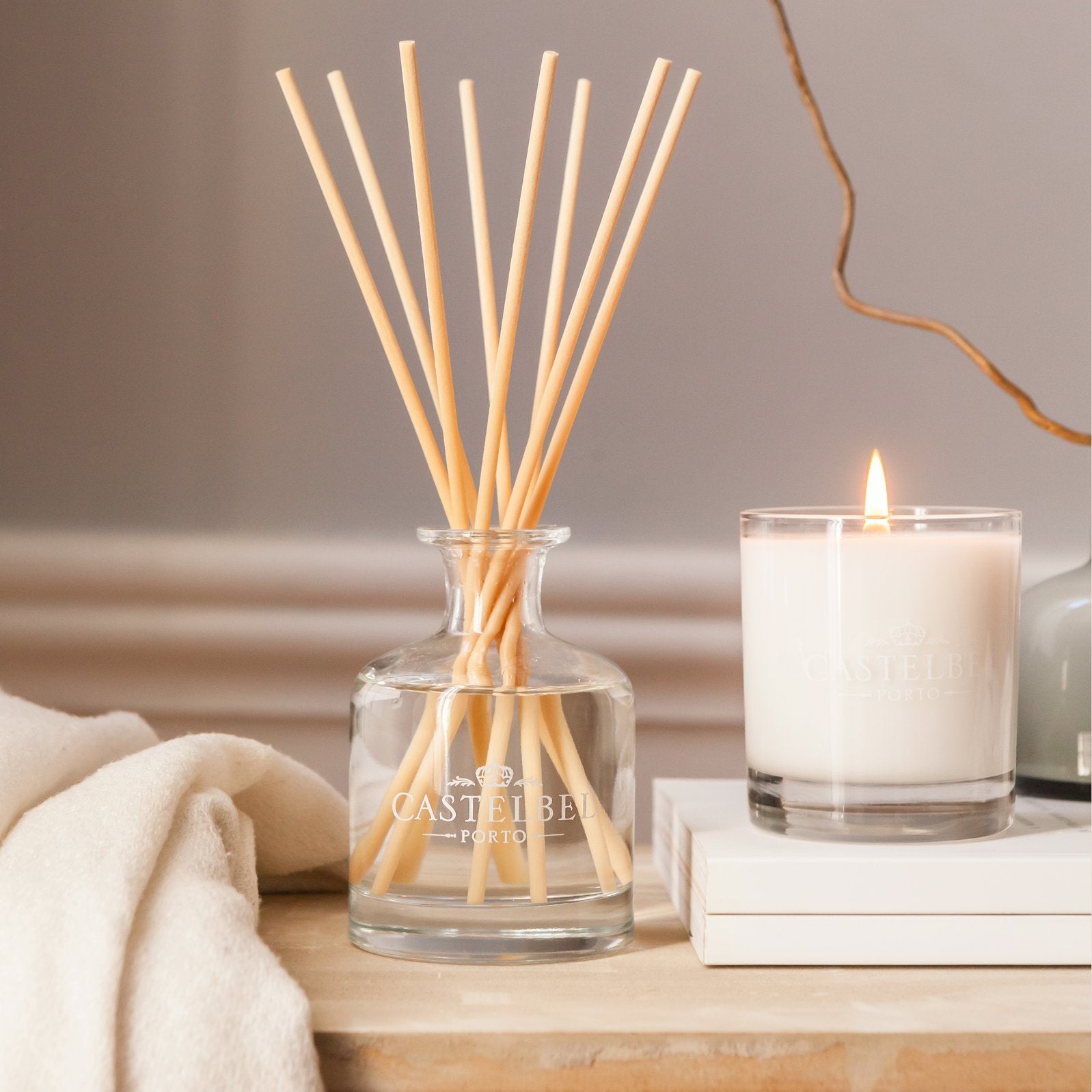 Castelbel Cotton Flower Oil-Based Alcohol-Free Diffuser