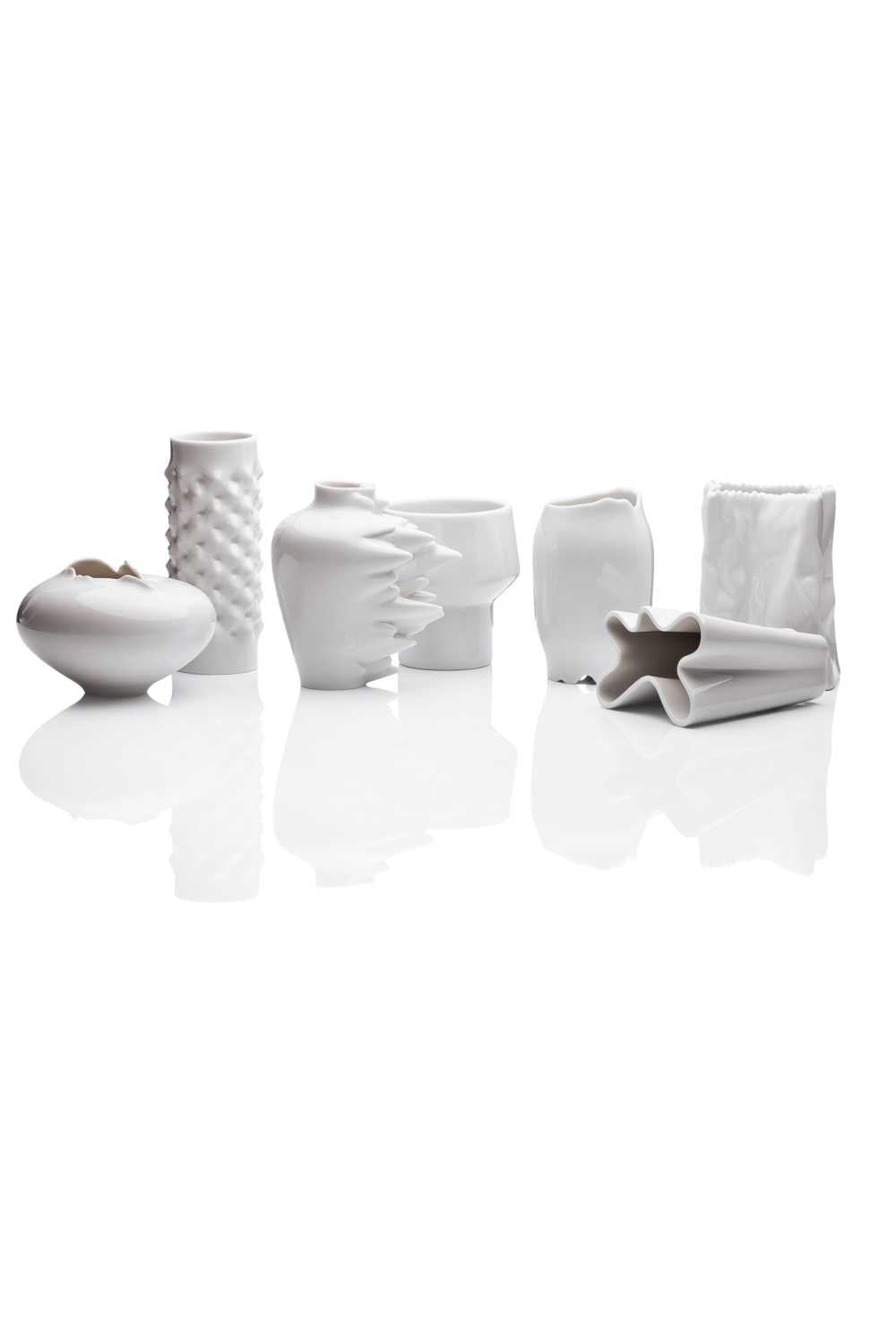 Rosenthal Squall Vase 6" Tall Porcelain White Home Decor