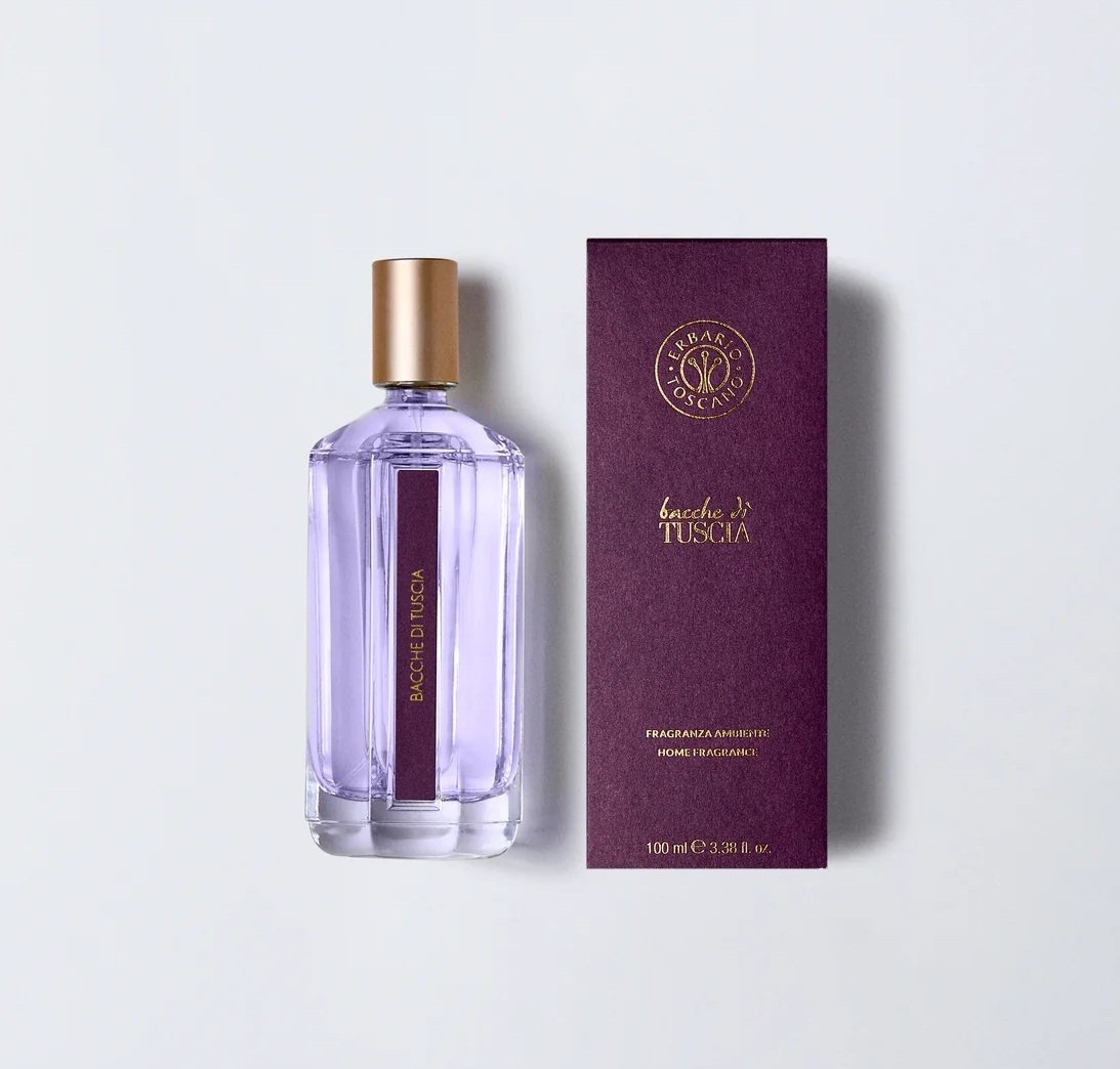 Erbario Toscano, BACCHE DI TUSCIA (Tuscia Berries) Fragrance Home Room Spray 100ml
