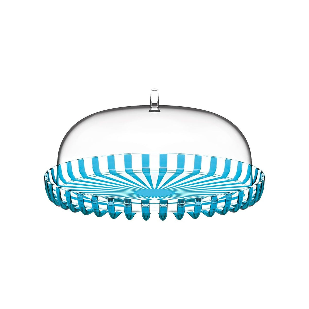 Guzzini Dolcevita Cake Stand (12") Mother of Pearl 100% Recycled Plastic Unbreakable Reusable BPA-Free