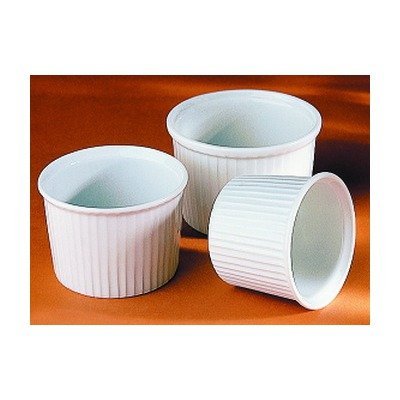 Pillivuyt France 5 oz. Deep Pleated Ramekin [Set of 3]