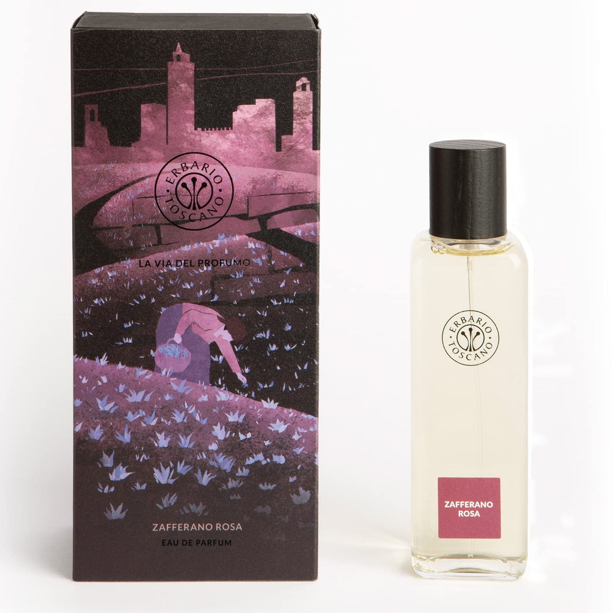 Erbario Toscano Zafferano Rosa Eau de Parfum – Pink Saffron Amber Floral Fragrance