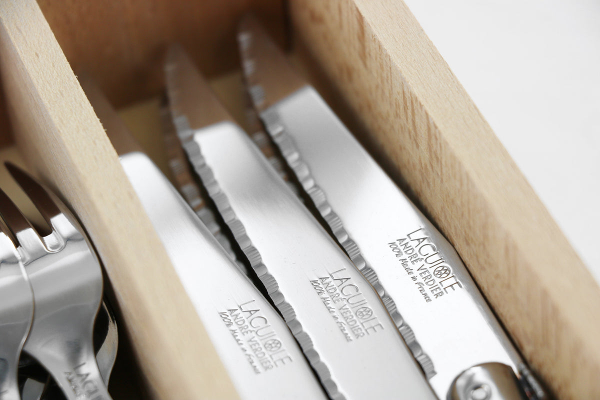 André Verdier Laguiole Débutant Inox Stainless Flatware | 20pc | Service for 4