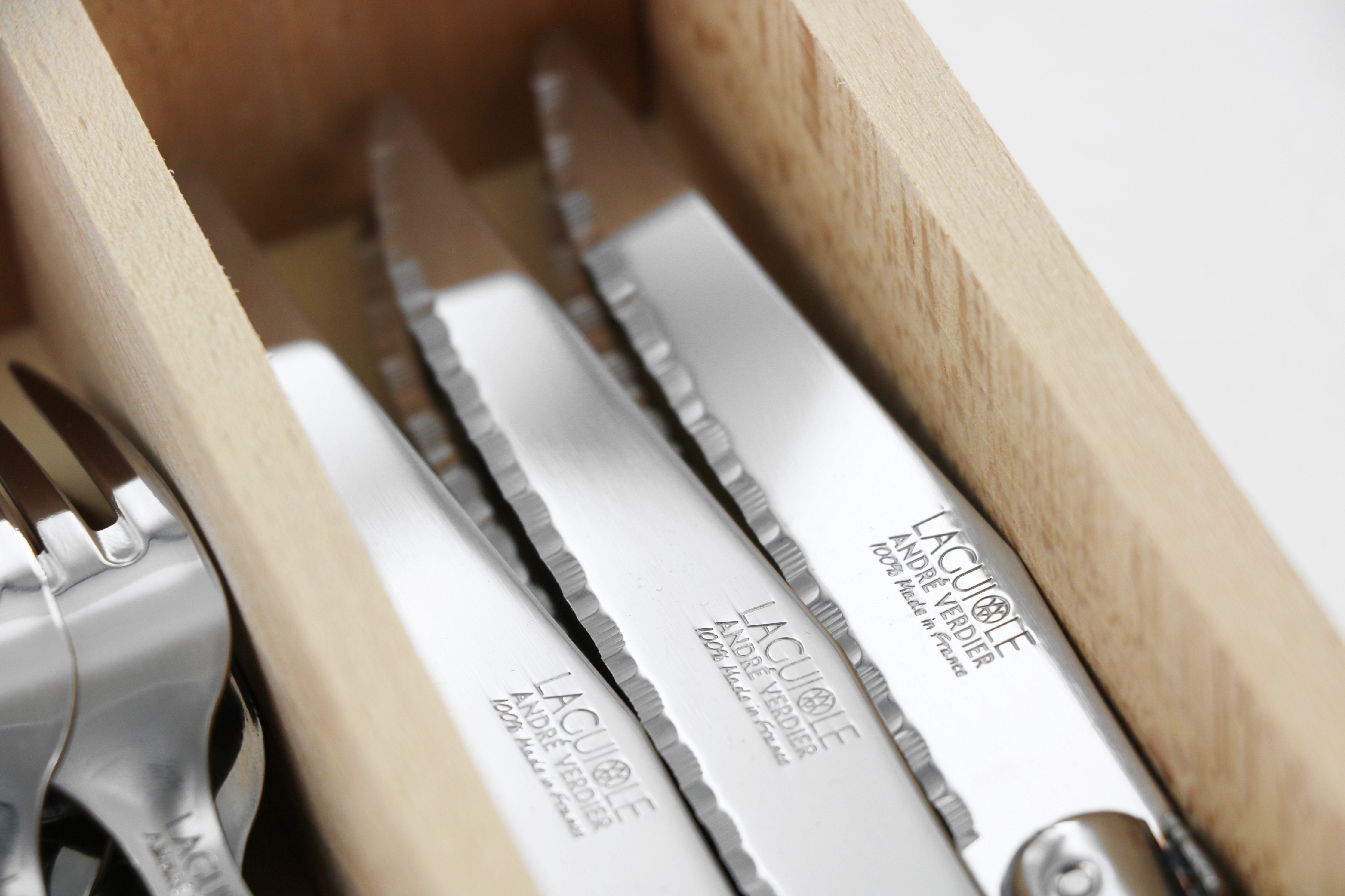 André Verdier Laguiole Débutant Inox Stainless Flatware | 20pc | Service for 4