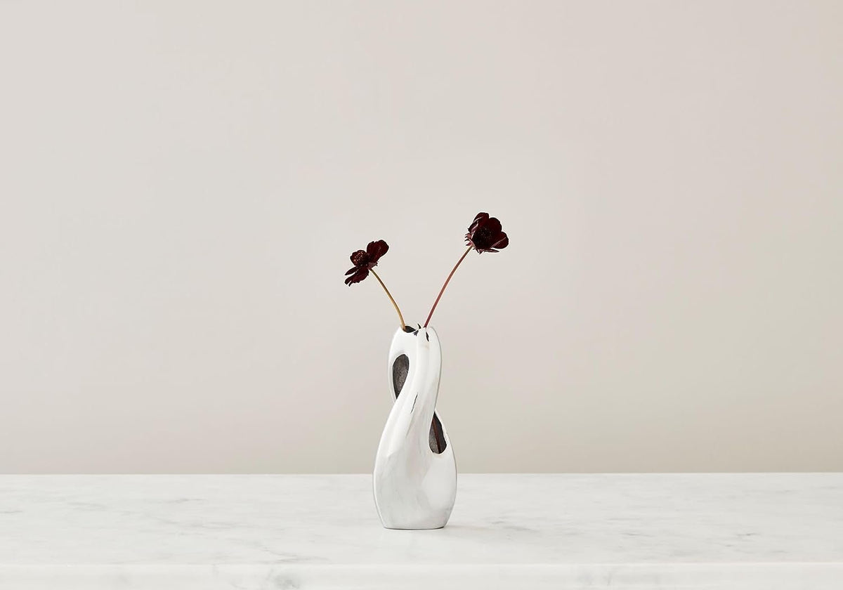 Nambe Pebble Twist Bud Vase | 8"