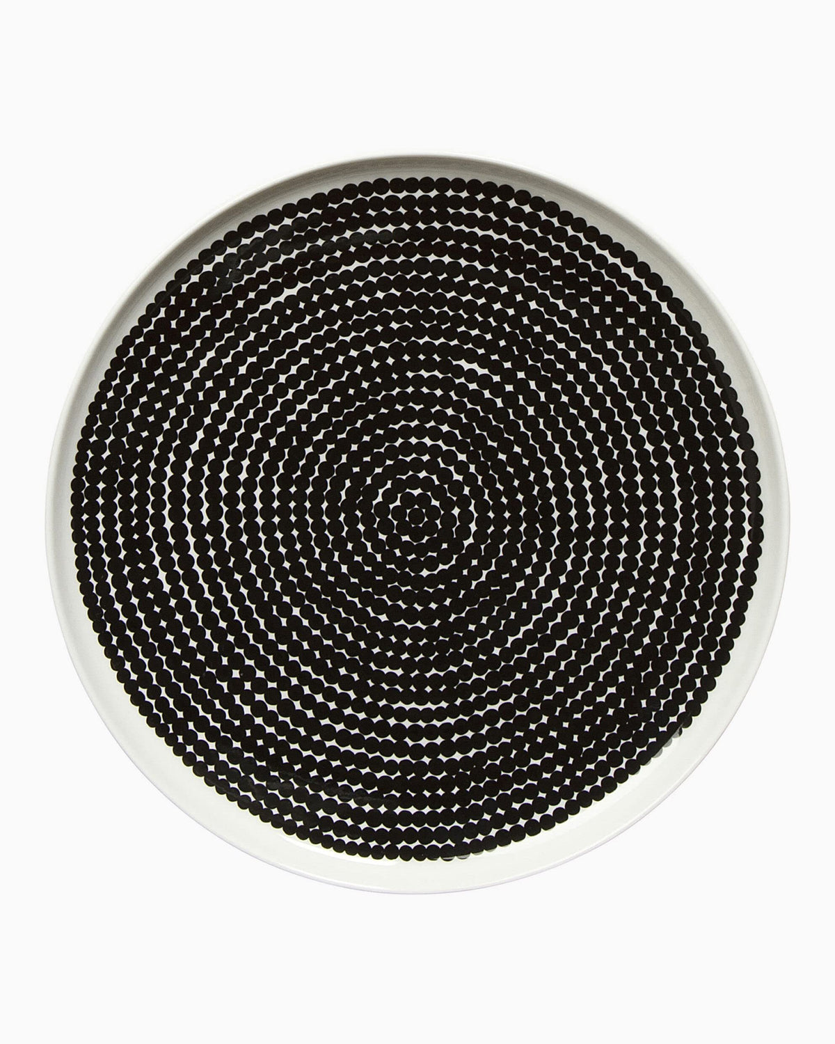 MARIMEKKO Räsymatto Oiva Dinner Plate, 10-Inch,White