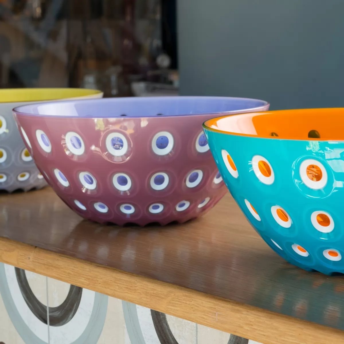 Le Murrine Serving Bowl | Blue & Orange |  9.8"