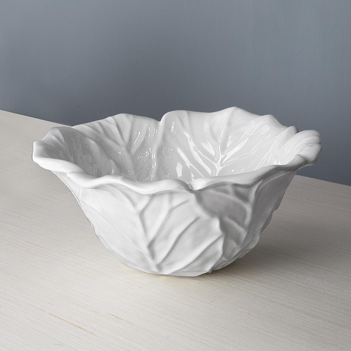 Beatriz Ball VIDA White Lettuce Small Bowl | 8.5"D