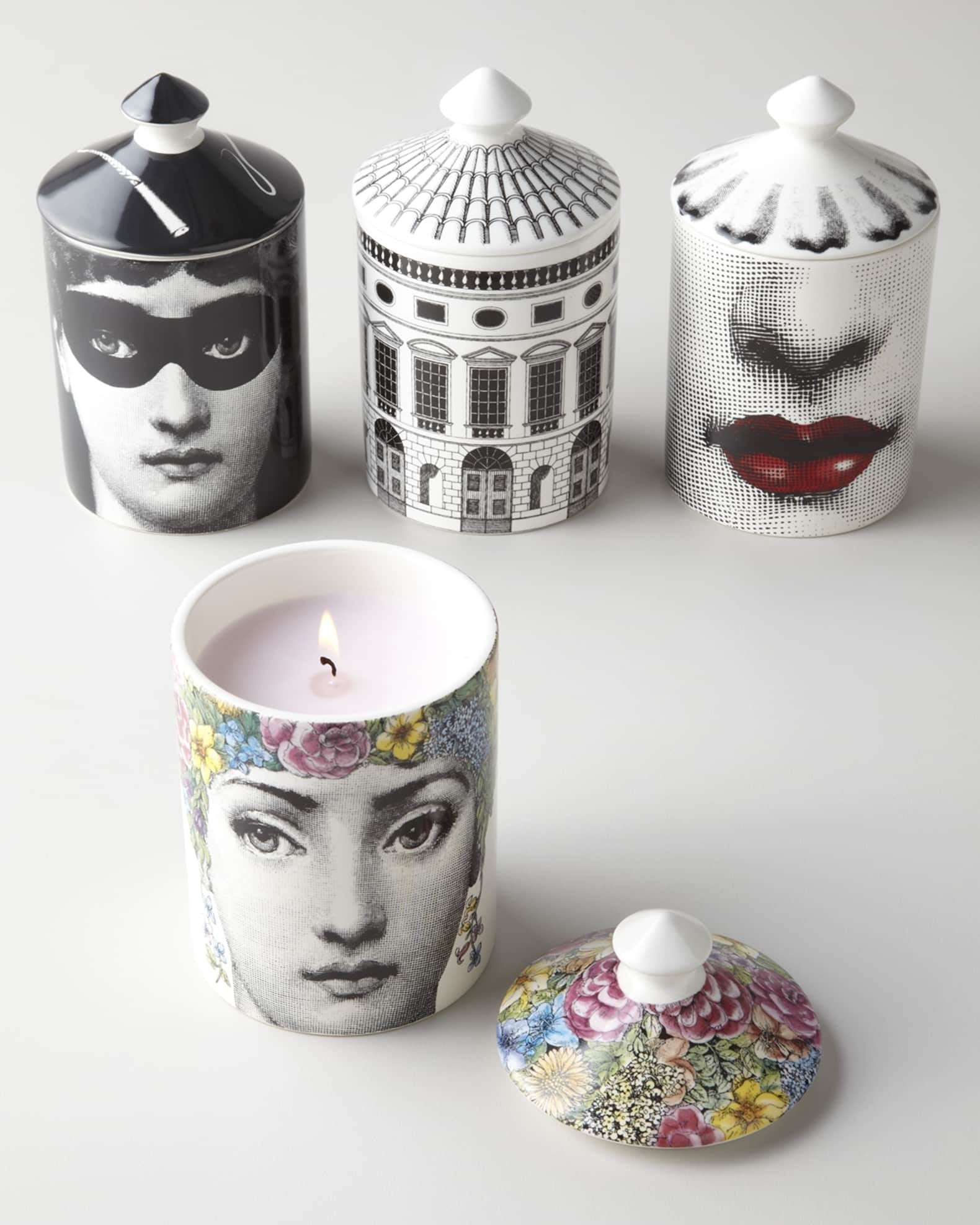 Fornasetti SE POI Luxury Scented Candle Architettura Immaginazione Fragrance - Thumbnail 5