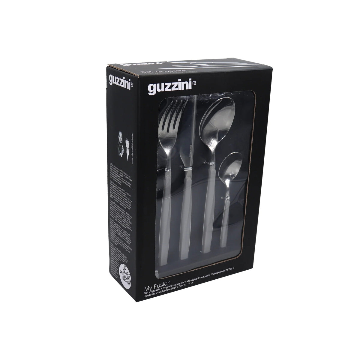 My Fusion 24 Piece Flatware Set | Gray