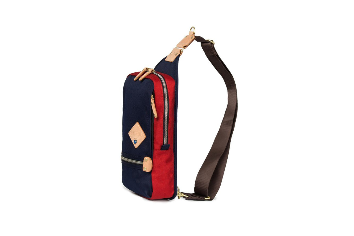 Harvest Label Sling Pack Pro Navy - Compact EDC Shoulder Bag with Multiple Zippered Pockets
