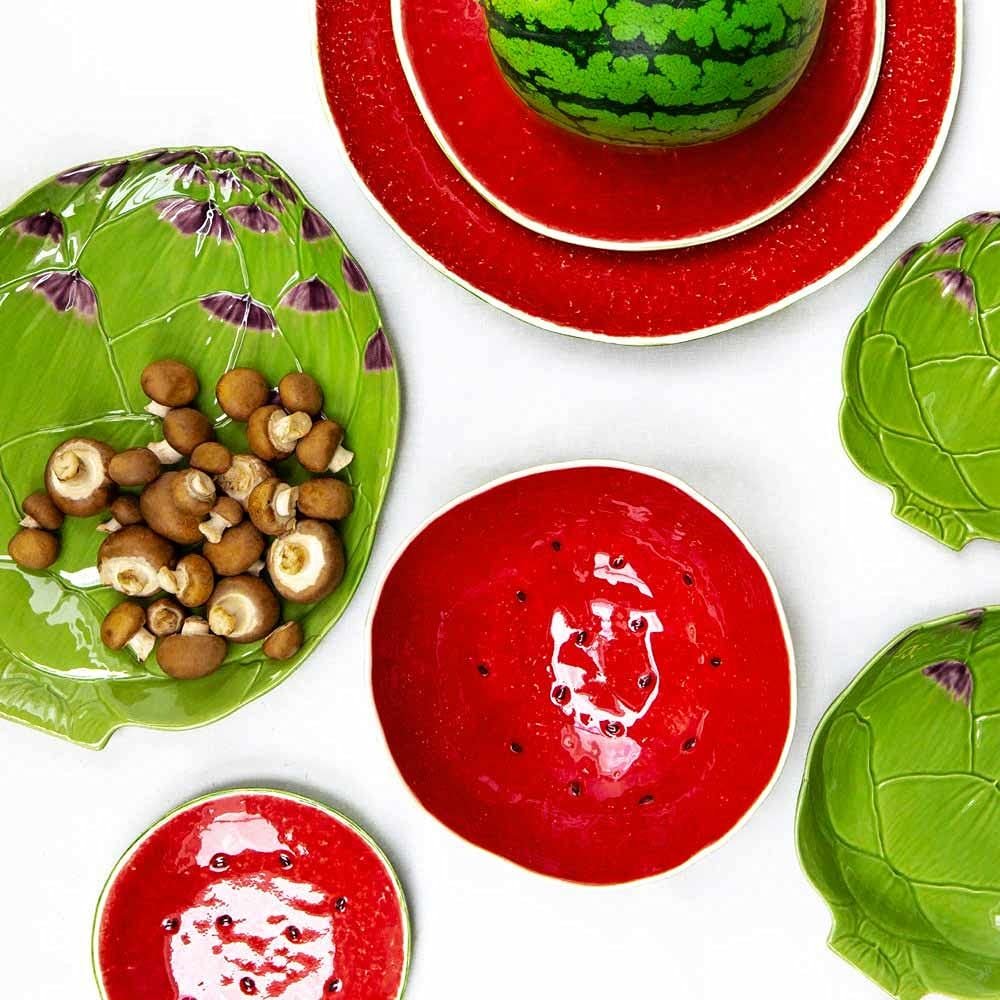 Bordallo Pinheiro Artichoke Bowl, Green