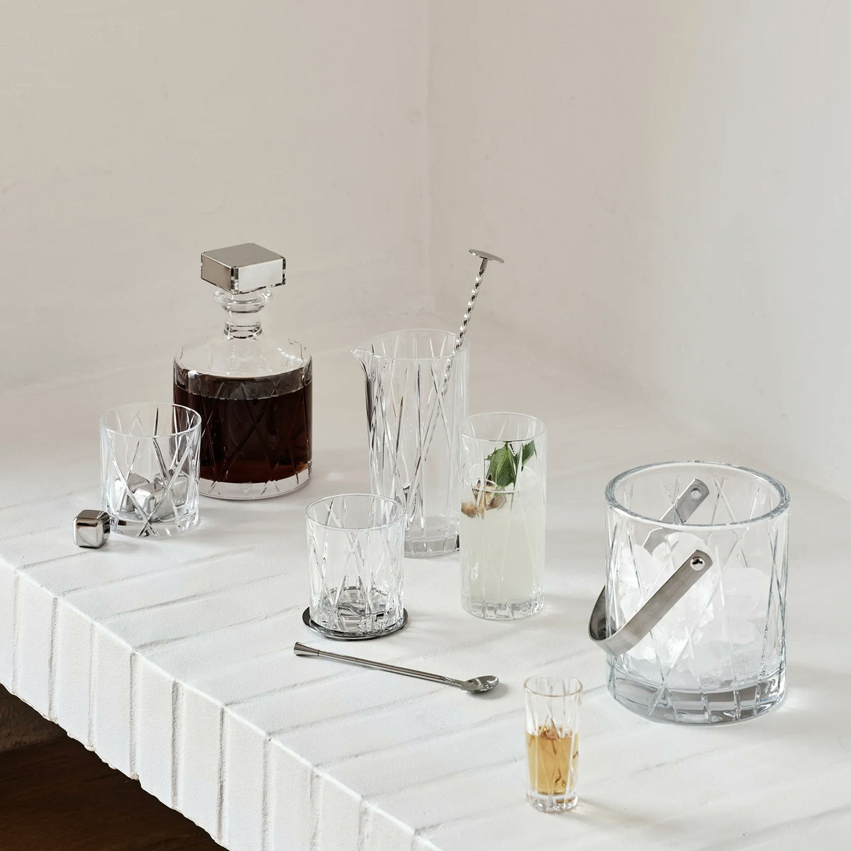 Orrefors City Crystal Decanter | 32oz