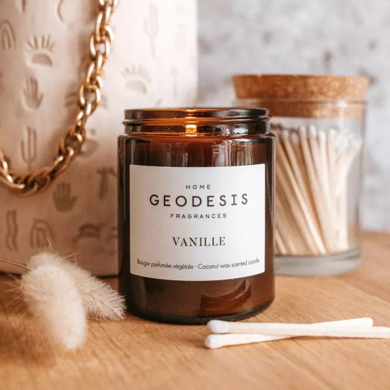 Geodesis Vanilla Scented Candle 150g (Madagascar) France