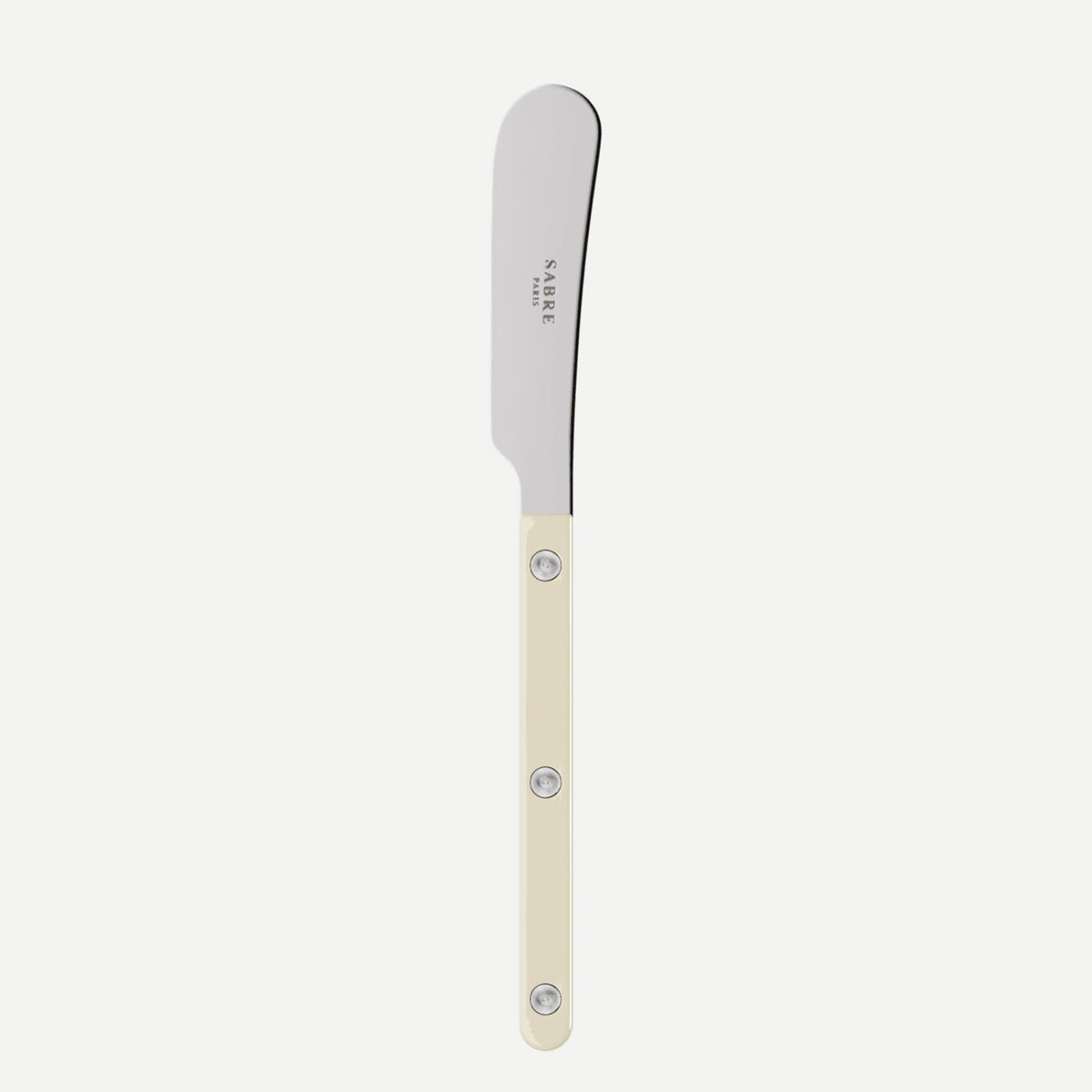 Sabre Bistrot Shiny Ivory Butter Spreaders, Stainless Steel (Set of 4)