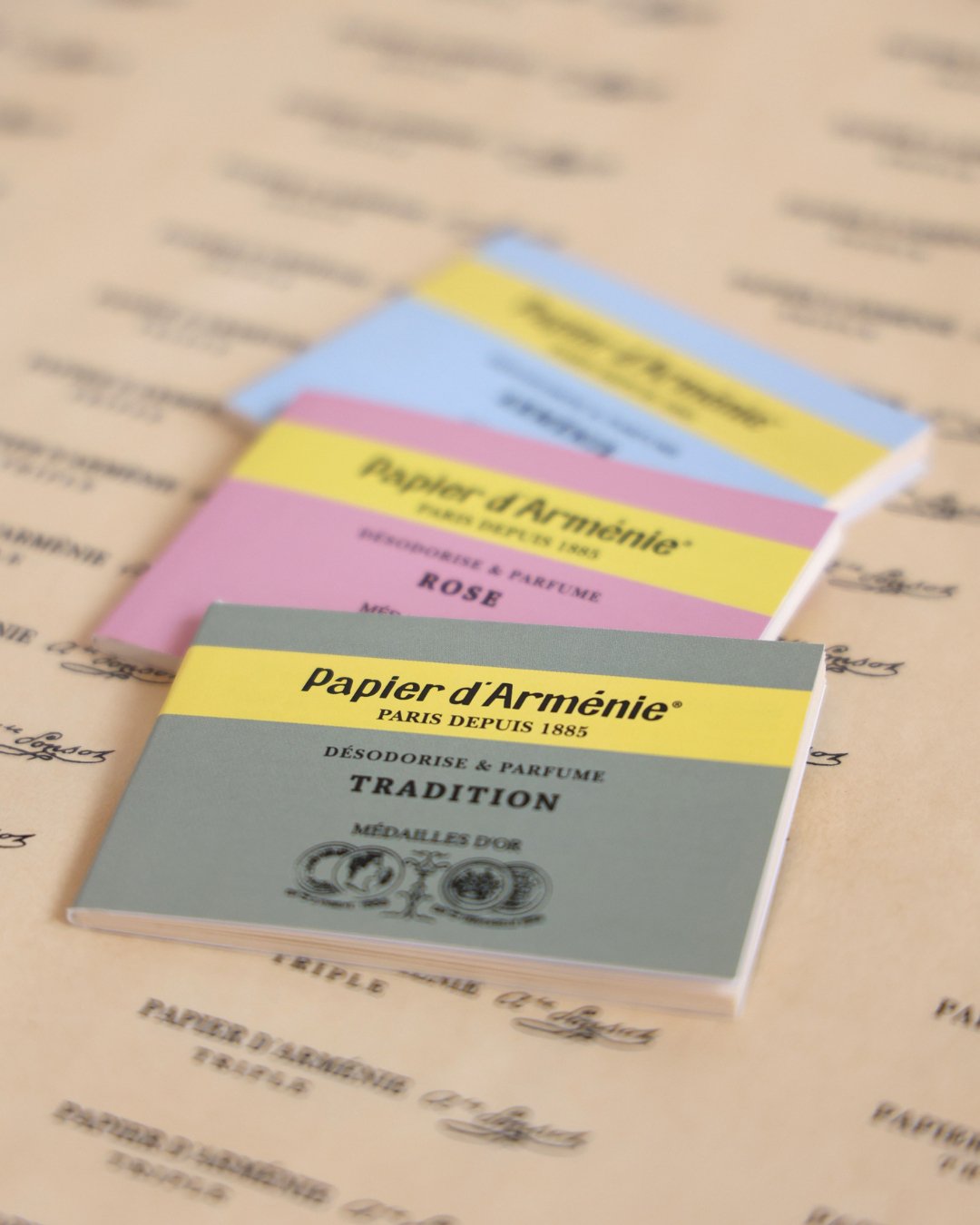 Papier d’Arménie, Armenie Burning Papers – Set of 5 (12 Sheets each) French Incense Booklet