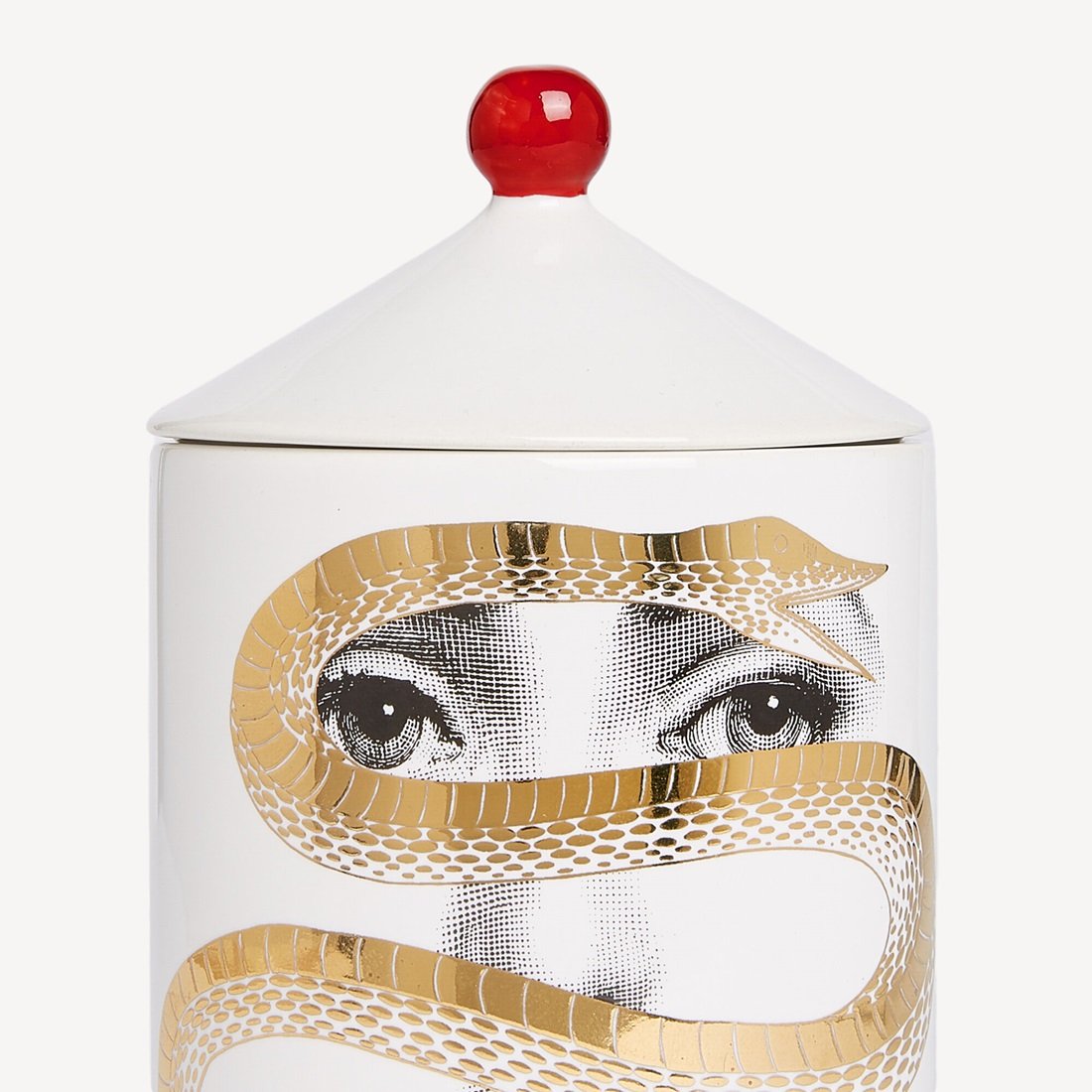 Fornasetti Scented Candle Peccato Originale Frutto Prohibito Graphic Design