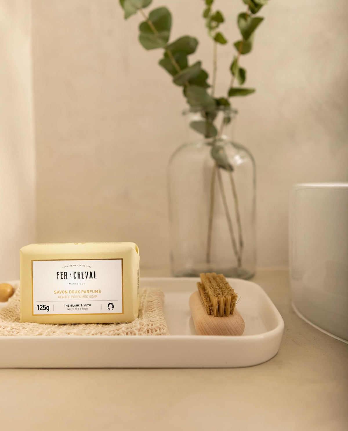 Fer A Cheval Organic Gentle Scented Soaps Set-8 Plant-Based Oils Skin Nourishing Variety Pack