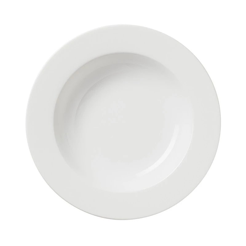 Les Essentiels Soup Plate in White Porcelain | 9"