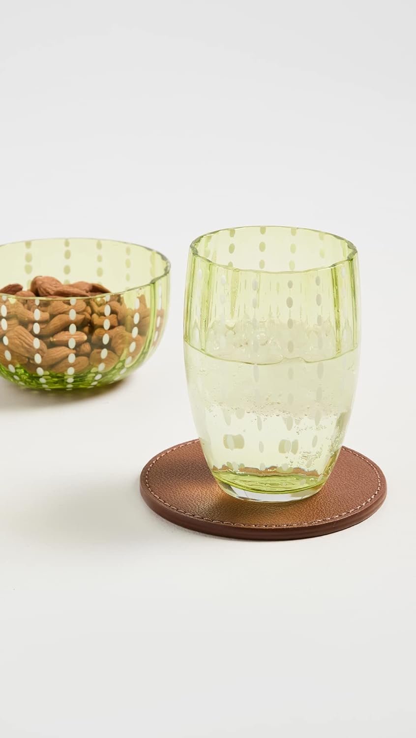 Zafferano Perle Glass Tumblers (10.8oz) | Set of 2