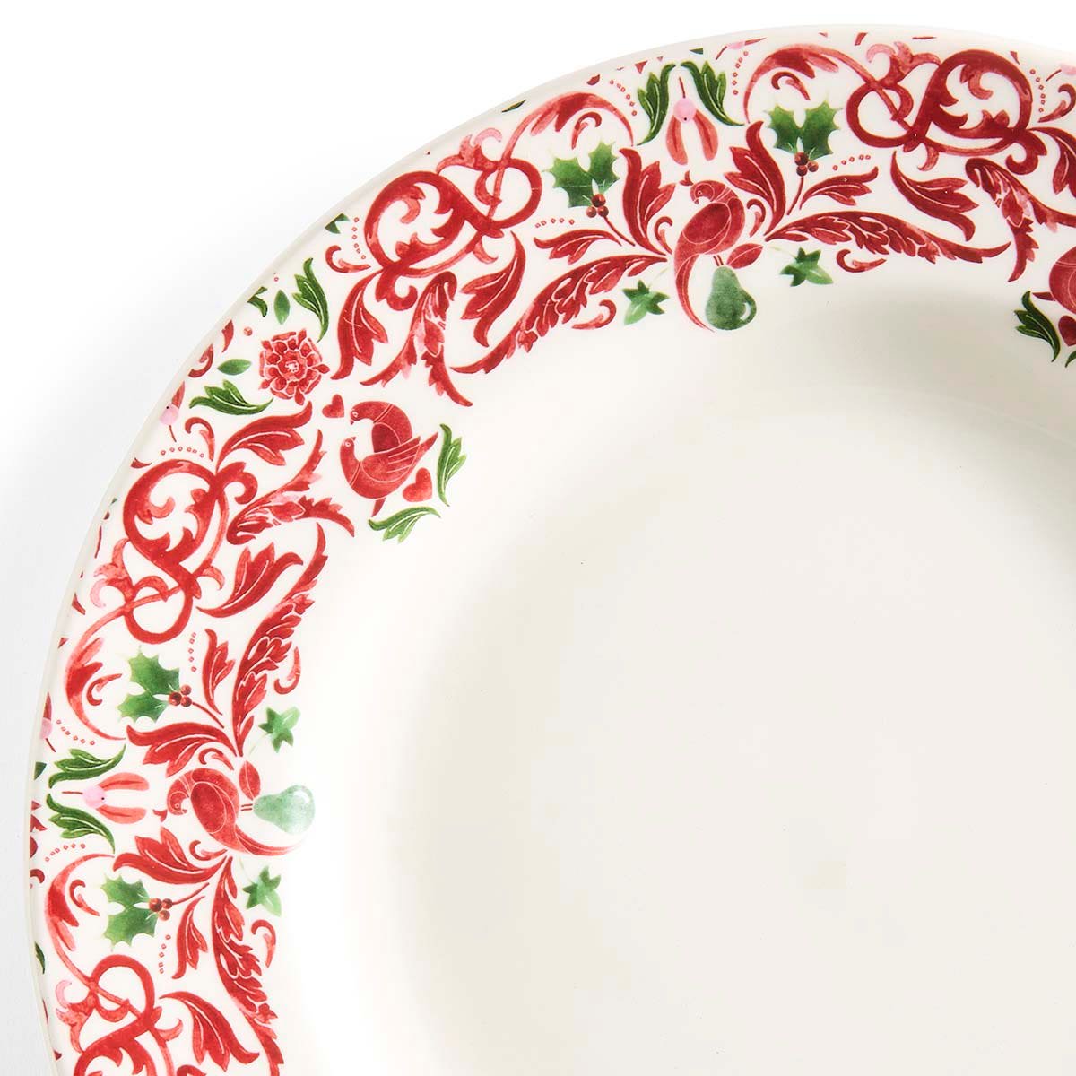 Spode Christmas Tree Yuletide Dinner Plate, Set of 4 - Festive Dining