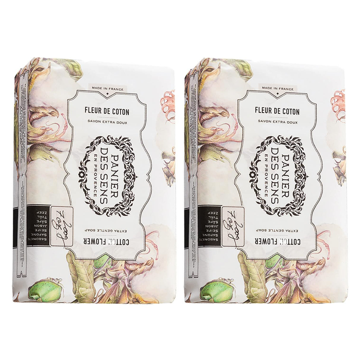 Panier des Sens Lemon Blossom Shea butter soap 2-units