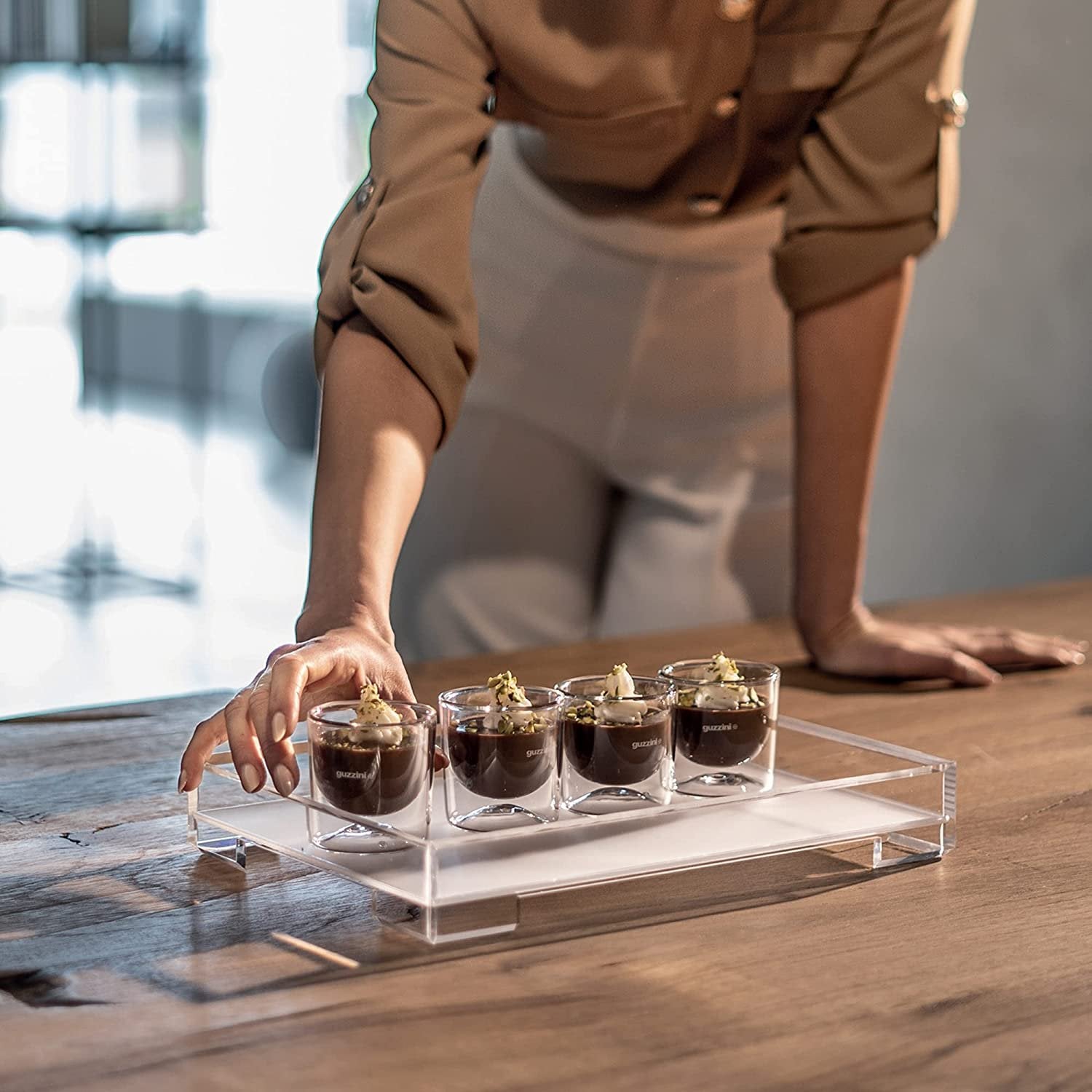 Guzzini Icons Essence Rectangular Multi-use Serving Tray - Thumbnail 3