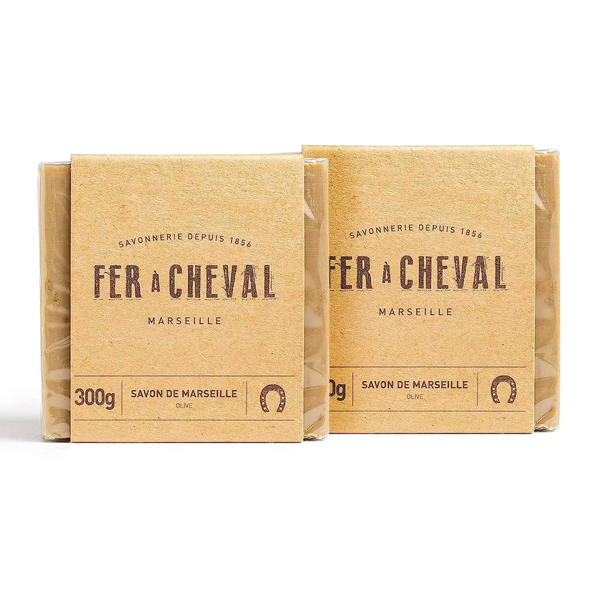 Fer a Cheval Pure Olive Savon de Marseille 300g No Preservatives No Palm Oil France