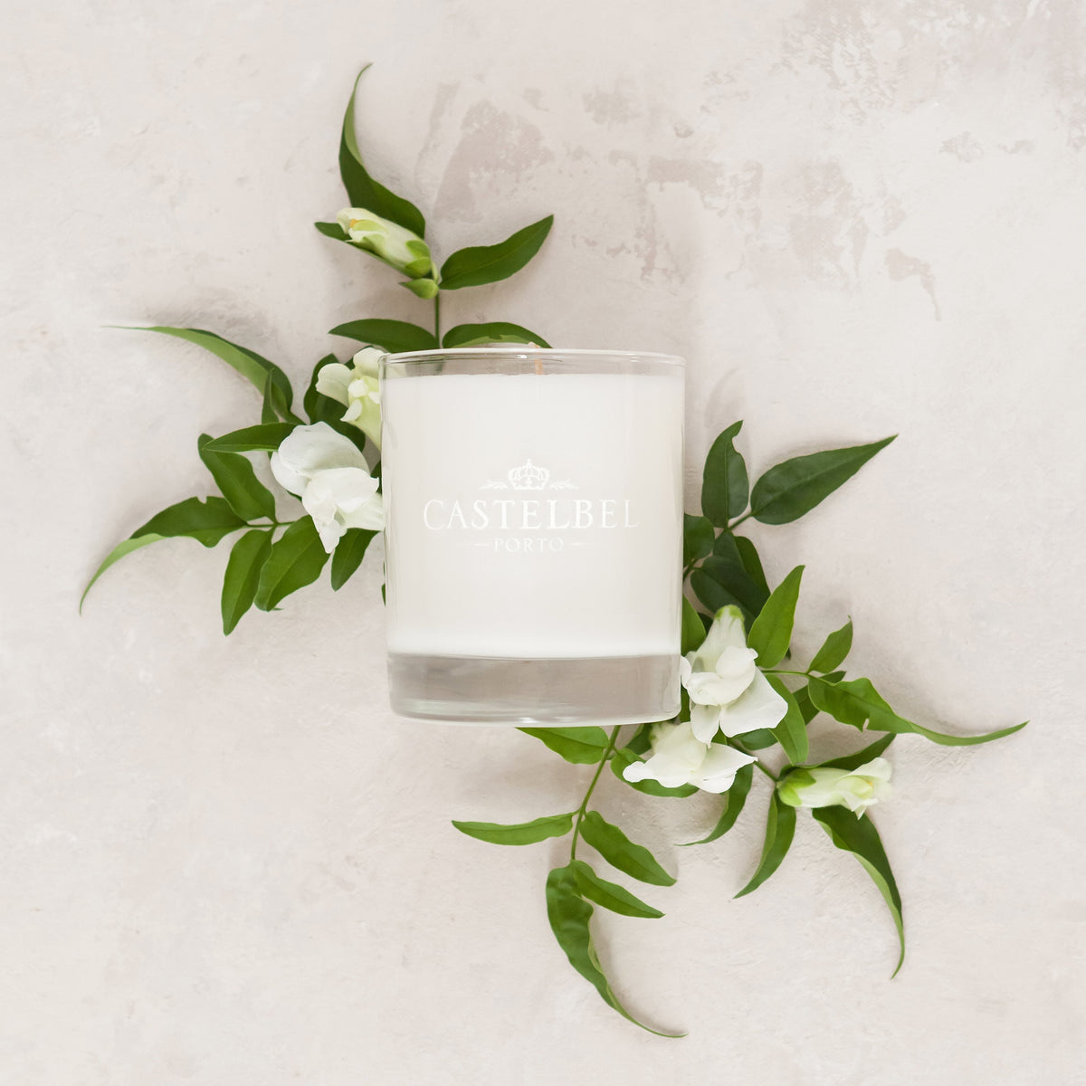 Castelbel White Jasmine Aromatic Candle 210g Floral Fragrance