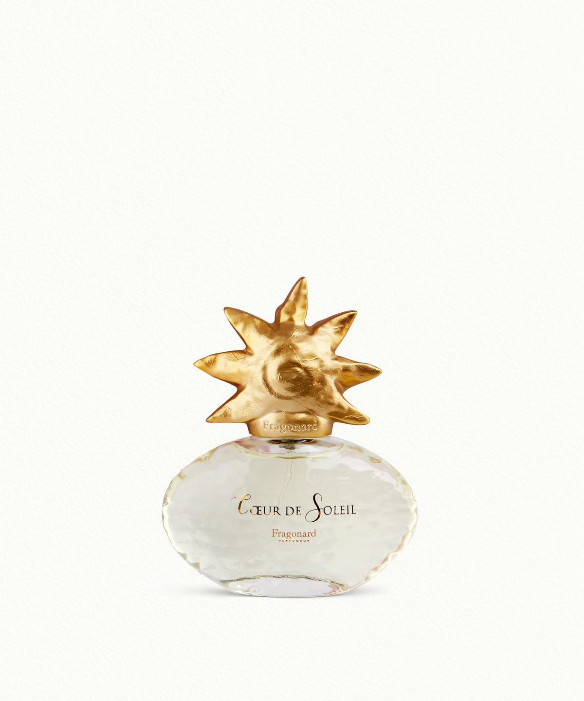 Fragonard Coeur de Soleil 50ml EDP bottle close-up Grasse France