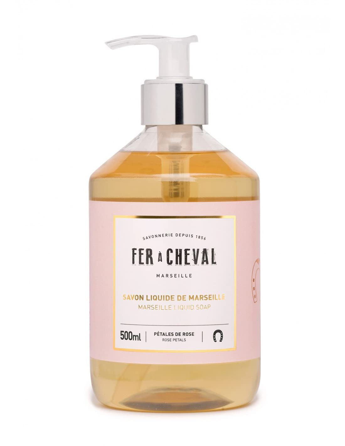 Fer a Cheval Marseille Liquid Soap Pump Dispenser Lifestyle Bathroom Counter