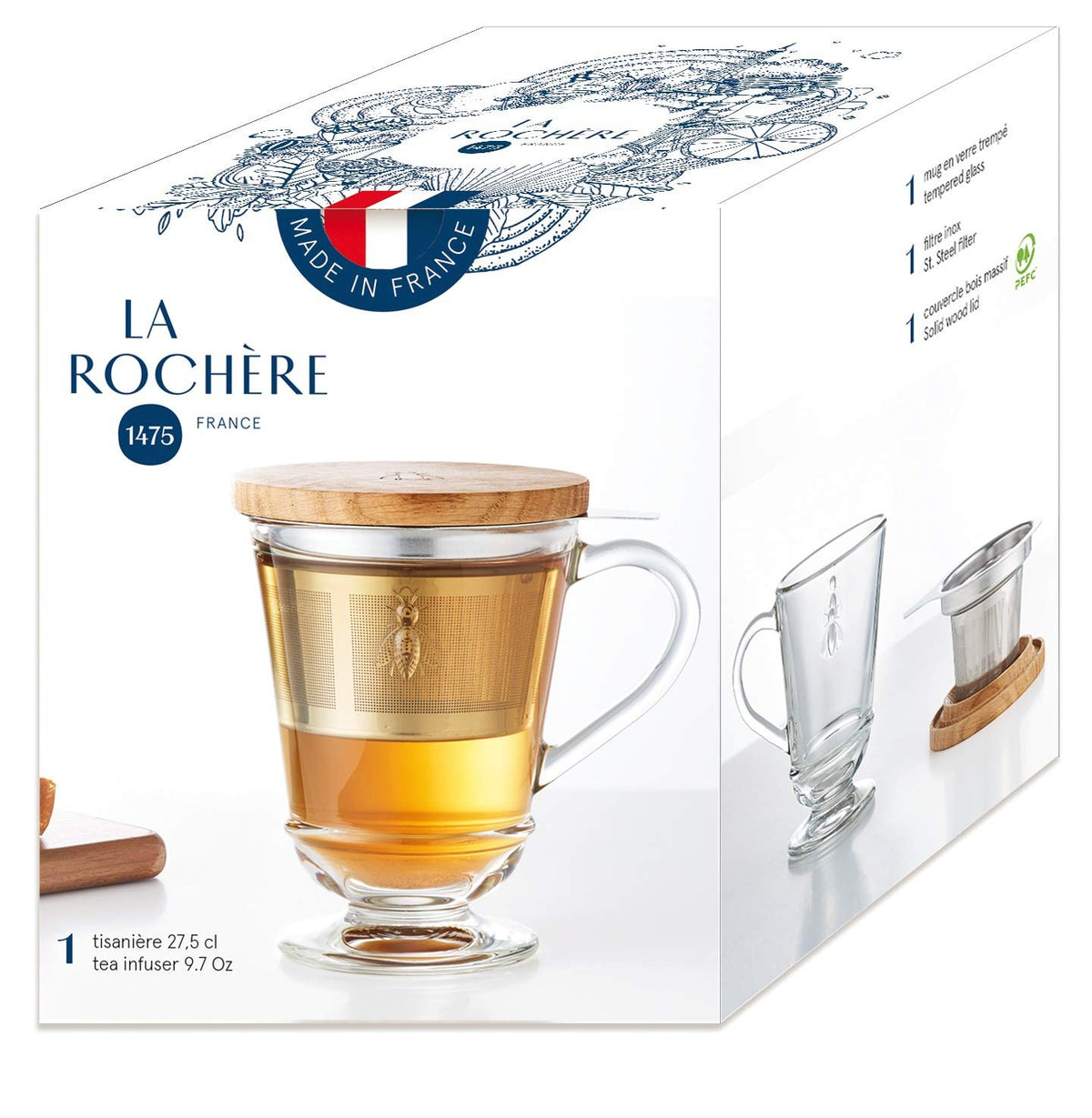 La Rochere Bee Tea Infuser Mug