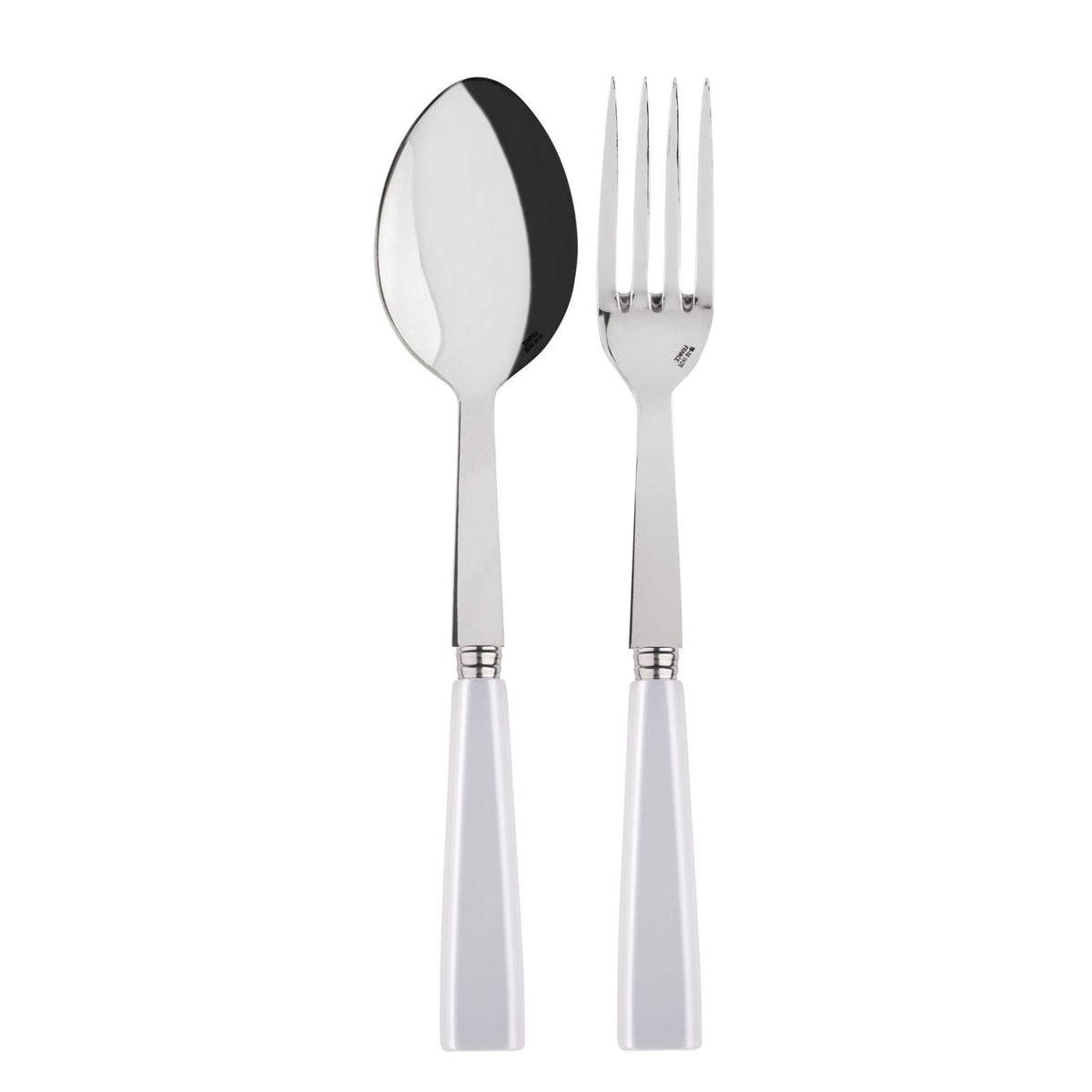Sabre Paris - Icone Serving Set Pearl 2-Pieces Acrylic Handle and Stainless Steel